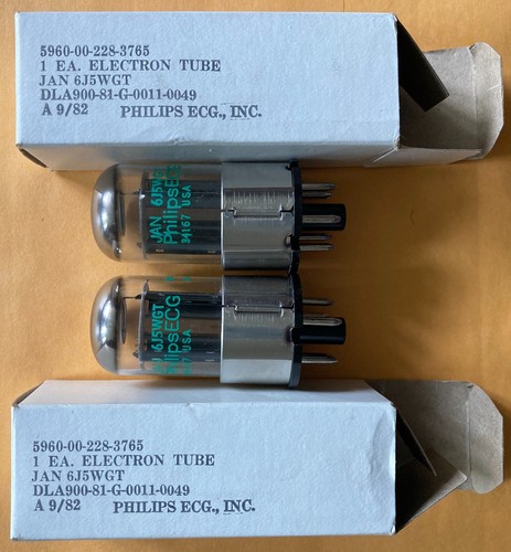Coppia jan 6j5wgt philips ecg - coppia, jan-6j5wgt