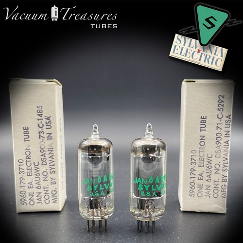 6au6wc jan sylvania nos - sylvania, nib