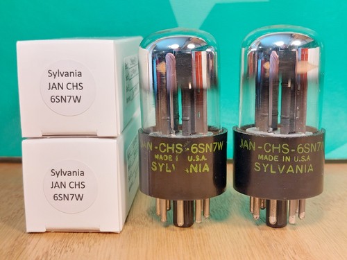 Coppia tubi sylvania jan - tubi,