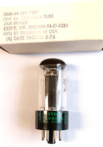 Tube jan 6v6gt sylvania - tube,