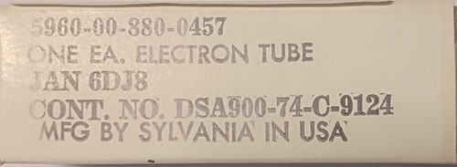 Tube 6dj8 ecc88 jan - tube,