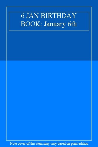 Jan birthday book january - 6, book: