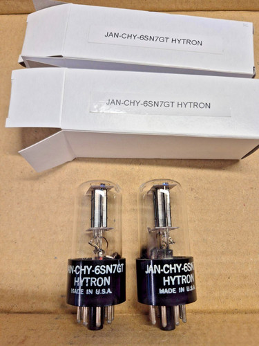 Tubes hytron 6sn7gt jan chy - tubes,